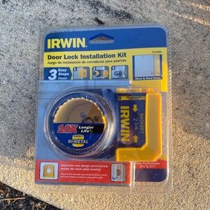 Irwin door lock installation